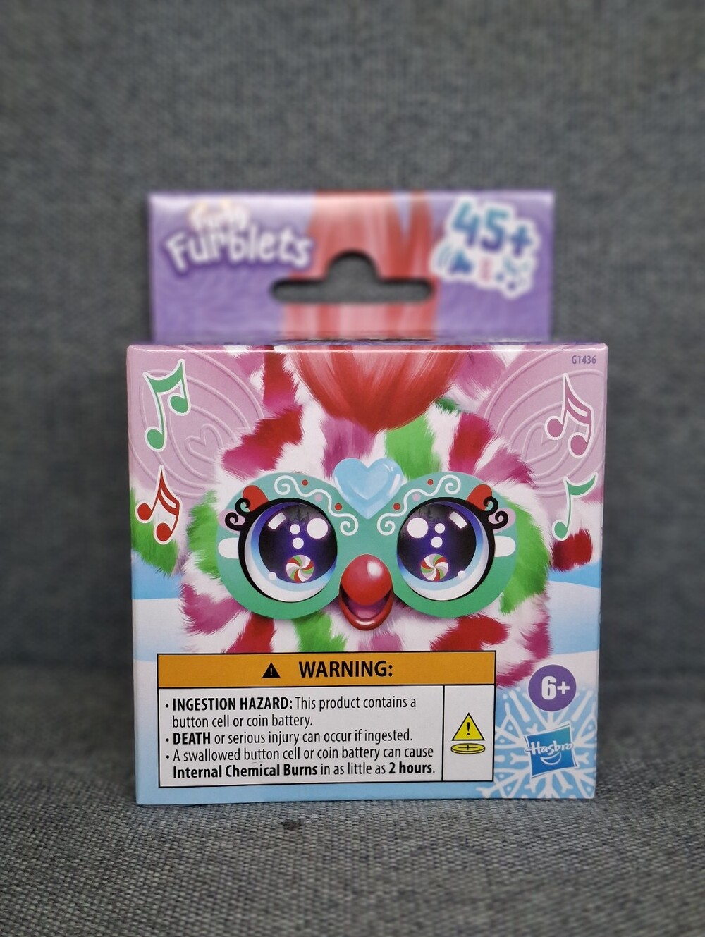 CHRISTMAS Furby Furblets HOLIDAY PEP-MINT 2" Electronic Sound Plush New/Sealed